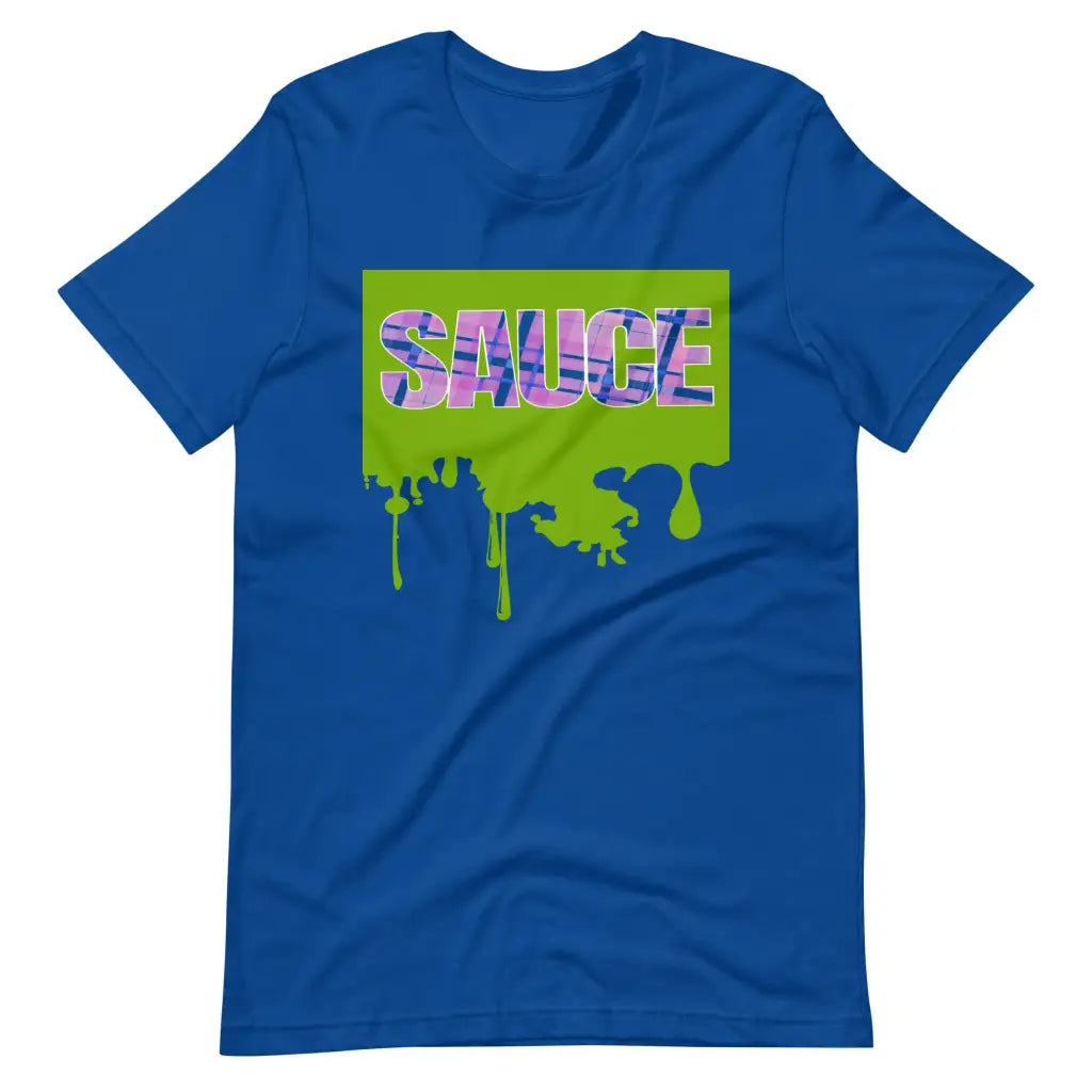 Dripping Sauce Light Green Frame Unisex t-shirt - True