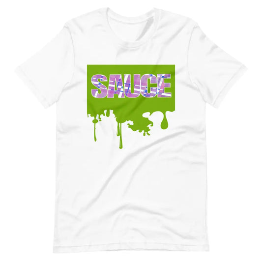 Dripping Sauce Light Green Frame Unisex t-shirt - White / S