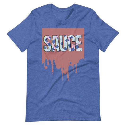 Dripping Sauce Mauve Frame Unisex t-shirt - Heather True