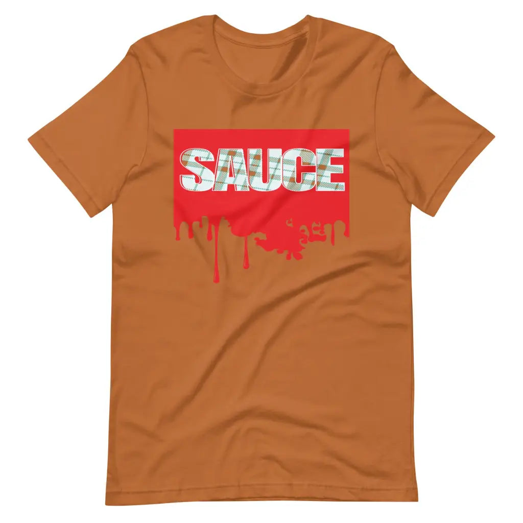 Dripping Sauce Red Frame Unisex t-shirt - Toast / S