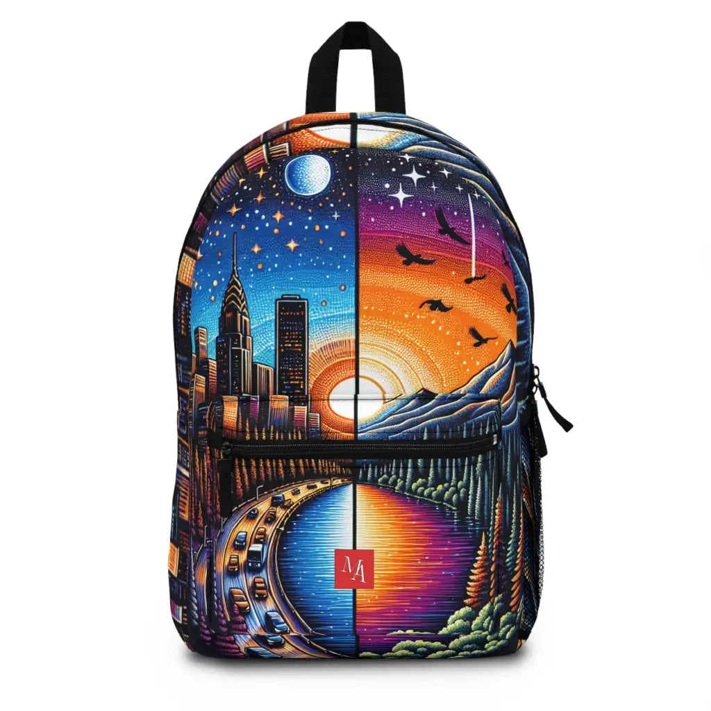 Dual Realities of Day and Night Backpack One size Bags