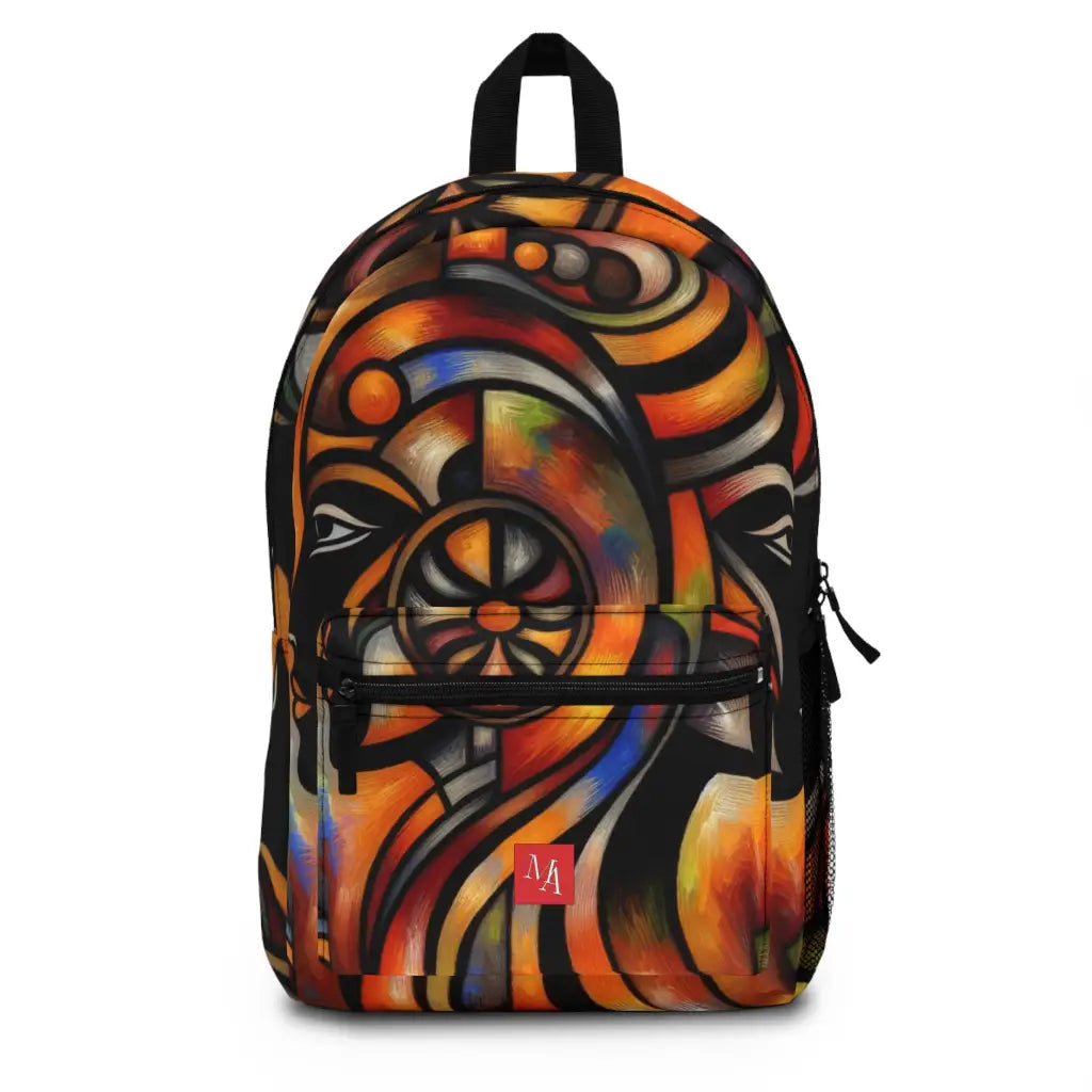 Duality in Colorful Contrast Backpack One size Bags