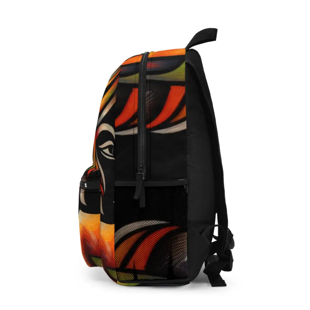 Duality in Colorful Contrast Backpack One size Bags