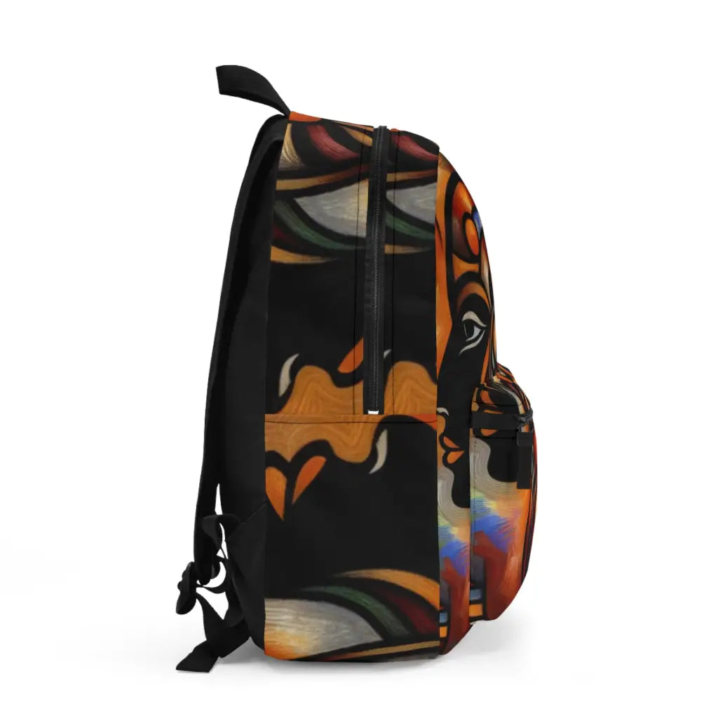Duality in Colorful Contrast Backpack One size Bags