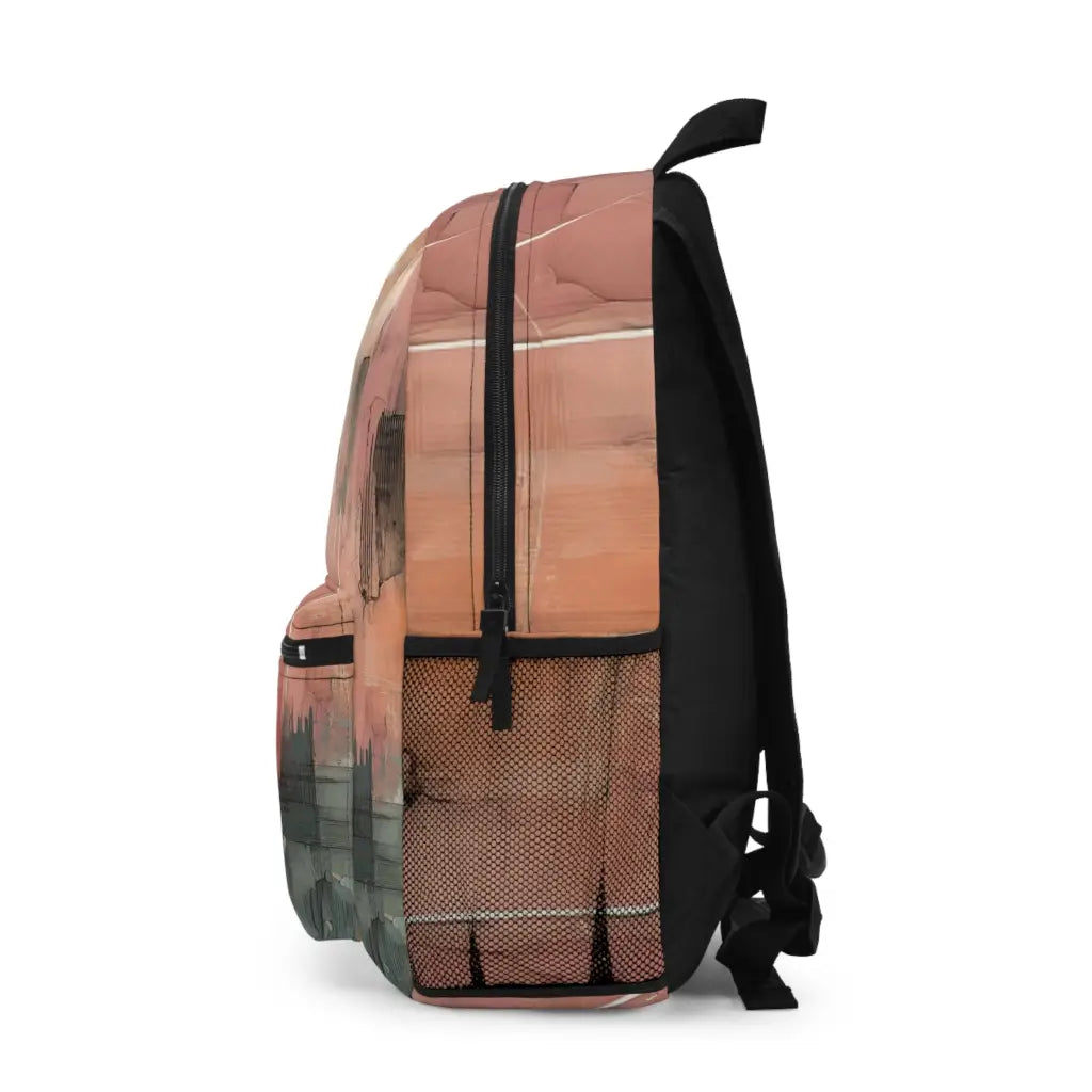 Earthy Tones Canvas Backpack One size Bags