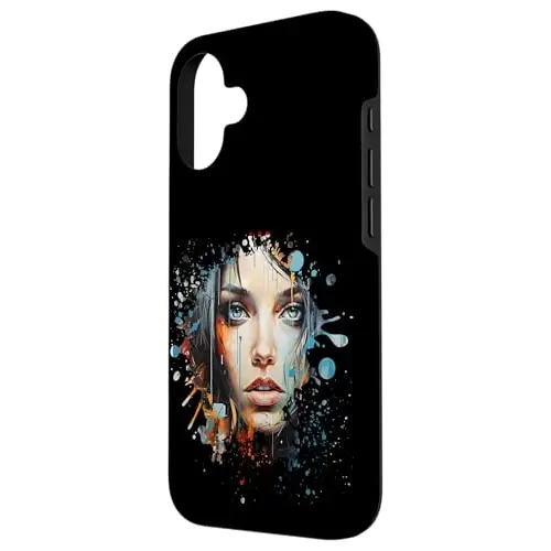 Echoes of Emotion: Portrait in Splashes Case (iPhone Select