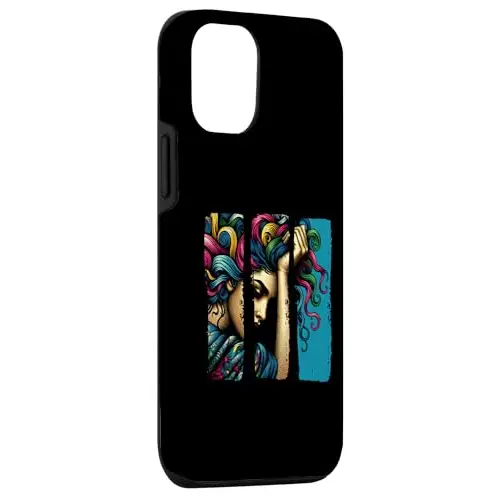 Echoes of Emotion: Vibrant Colorful Contemplation Case
