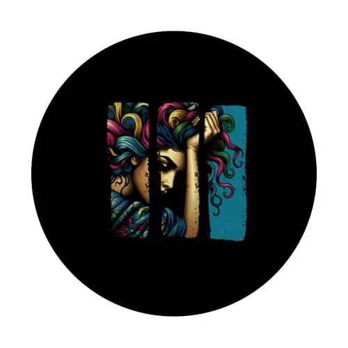 Echoes of Emotion: Vibrant Colorful Contemplation