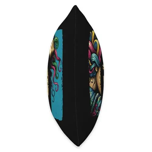 Echoes of Emotion: Vibrant Colorful Contemplation Throw