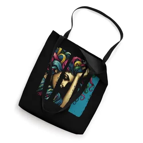 Echoes of Emotion: Vibrant Colorful Contemplation Tote Bag