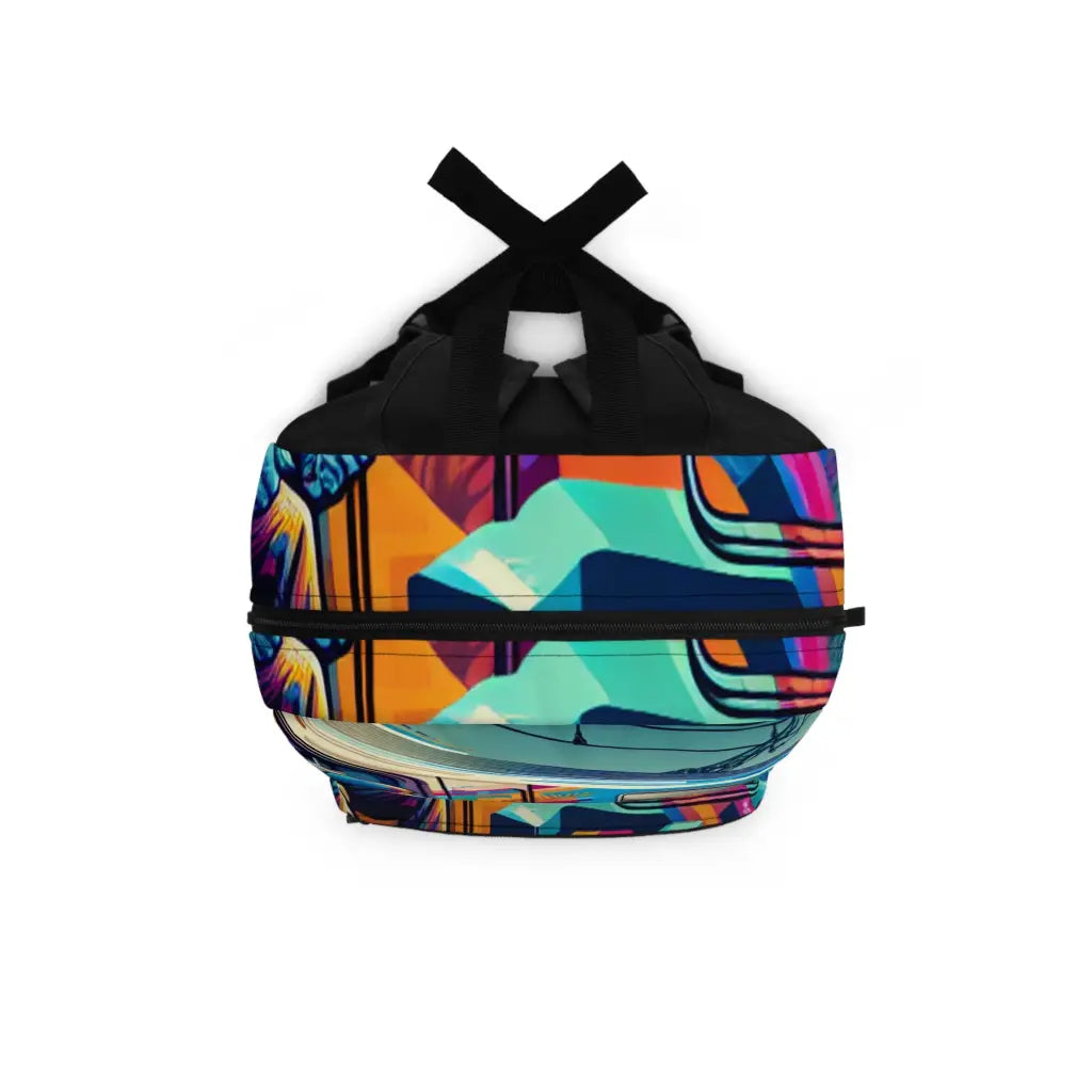 Electric Journey on Rails Backpack One size Bags