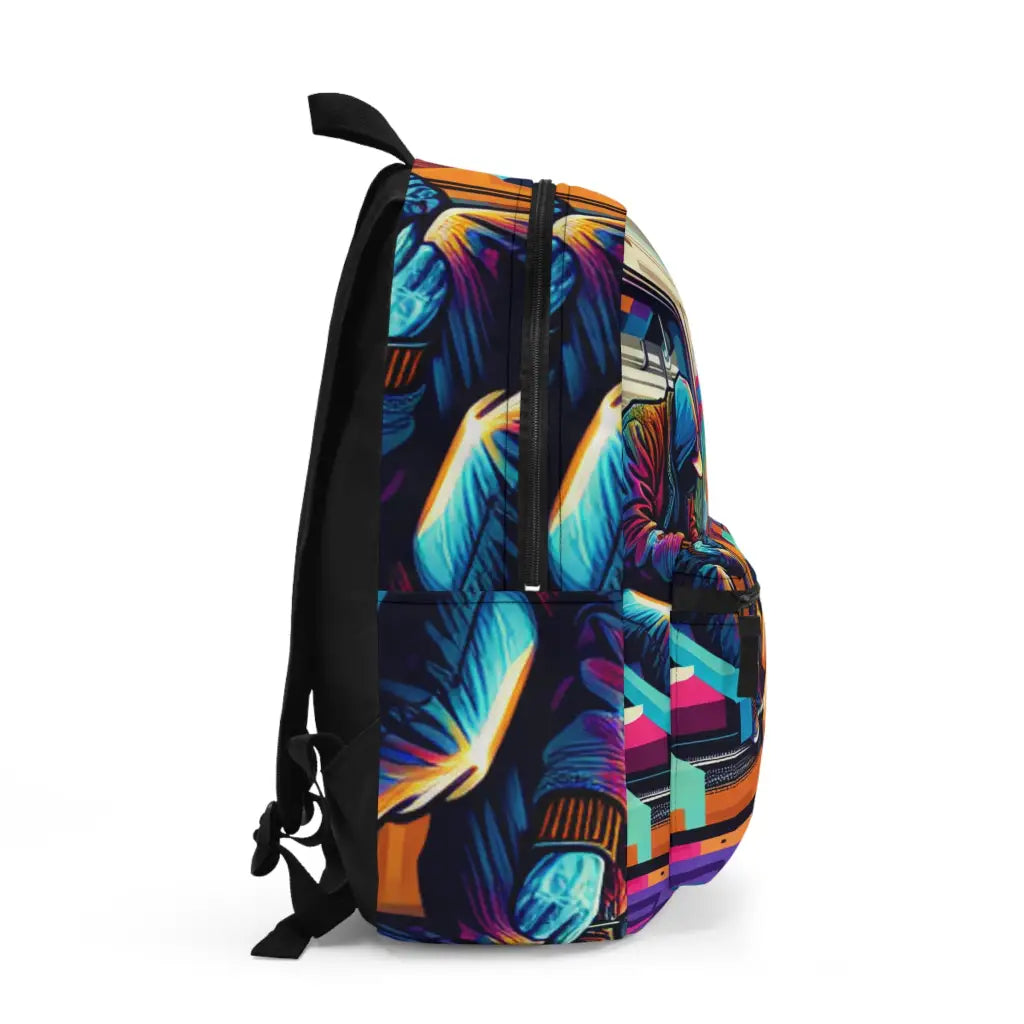 Electric Journey on Rails Backpack One size Bags