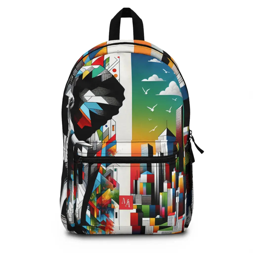 Elephant and Skyline Fantasia Backpack One size Bags