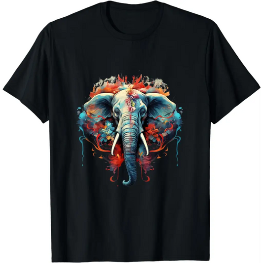 Elephant Dreams: A World of Color T-Shirt - Men / Black