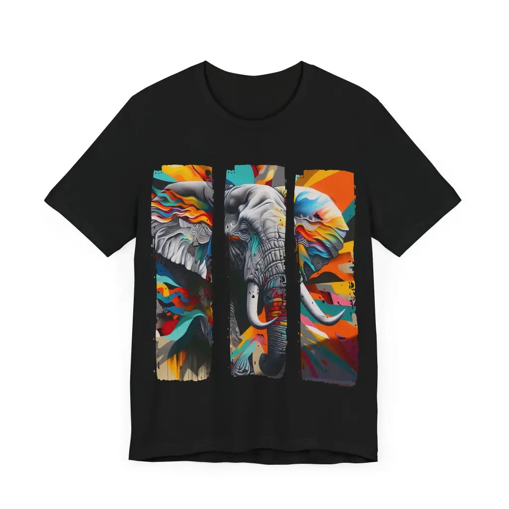 Elephant Mural Magic - Jersey Short Sleeve Tee - T-Shirt