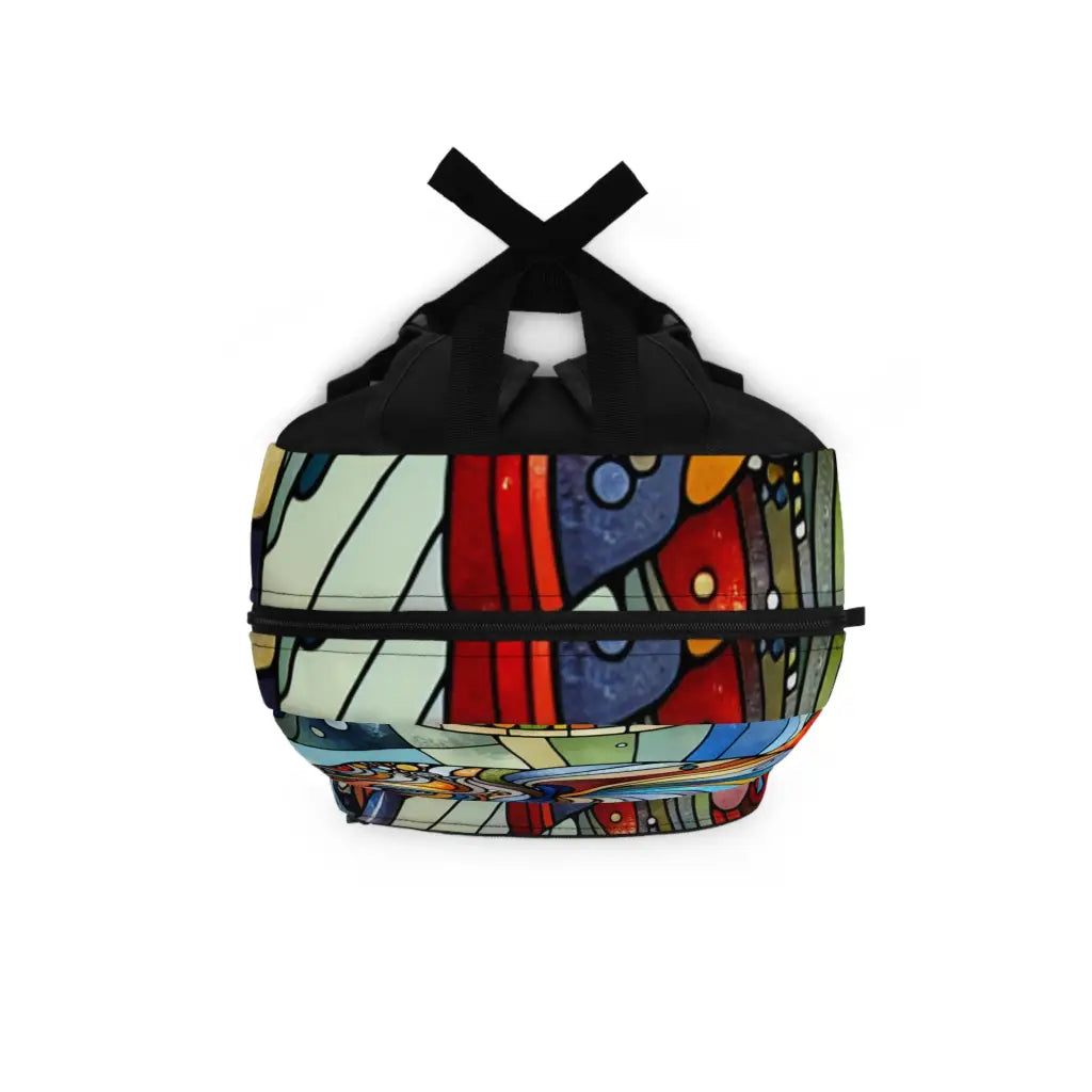 Elephant Odyssey in Stained Glass Backpack One size Bags