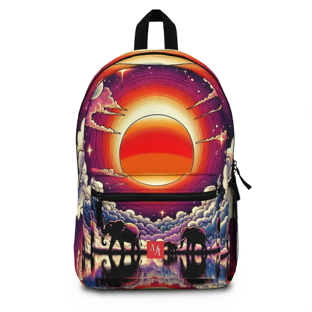 Elephant Odyssey Under Celestial Sphere Backpack One size