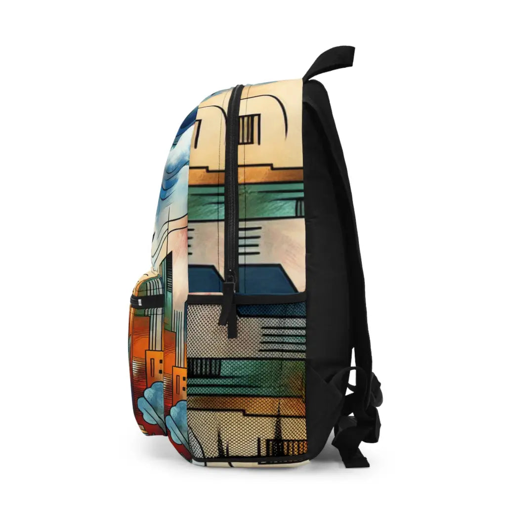Elephant Tapestry Overlooking the Skyline Backpack One size