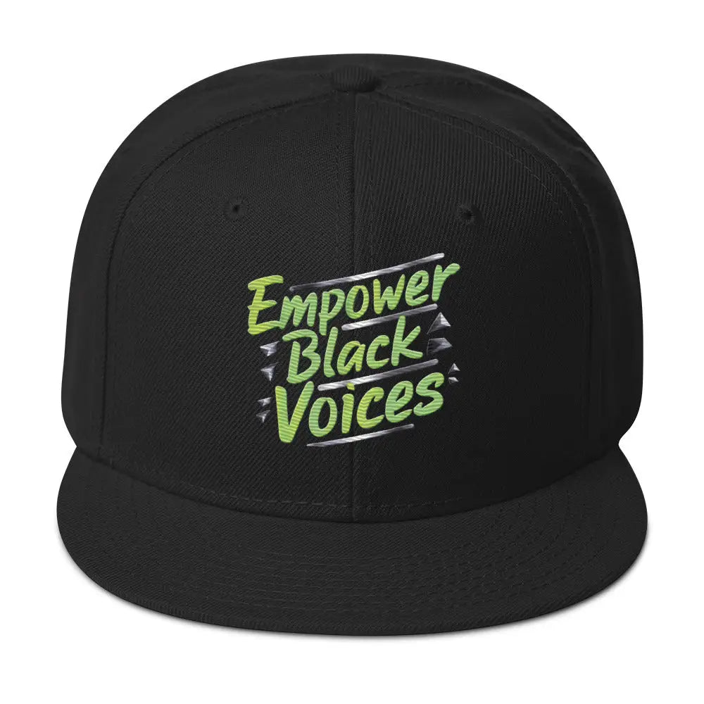 Empower Black Voices Snapback Hat