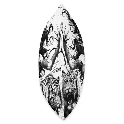 Empress of the Untamed: Power and Majesty Throw Pillow Home