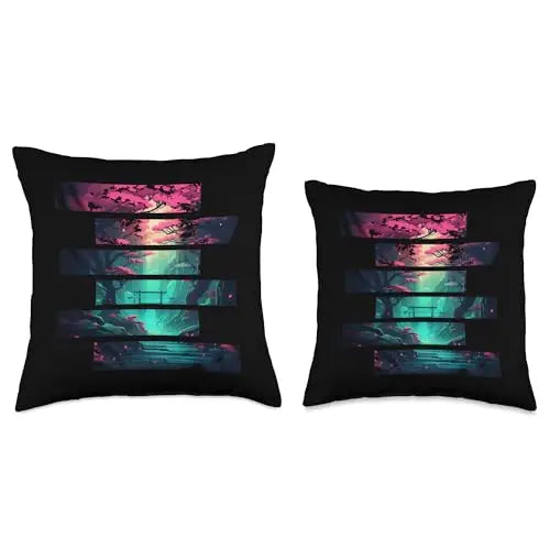Enchanted Grove: Pathway to the Hidden Realm Throw Pillow