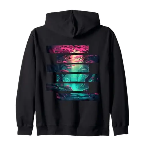 Enchanted Grove: Pathway to the Hidden Realm Zip Hoodie