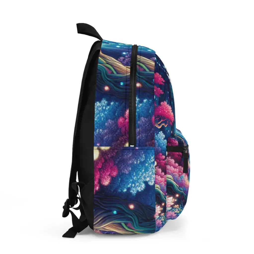 Enchanted River Through the Luminous Woods Backpack