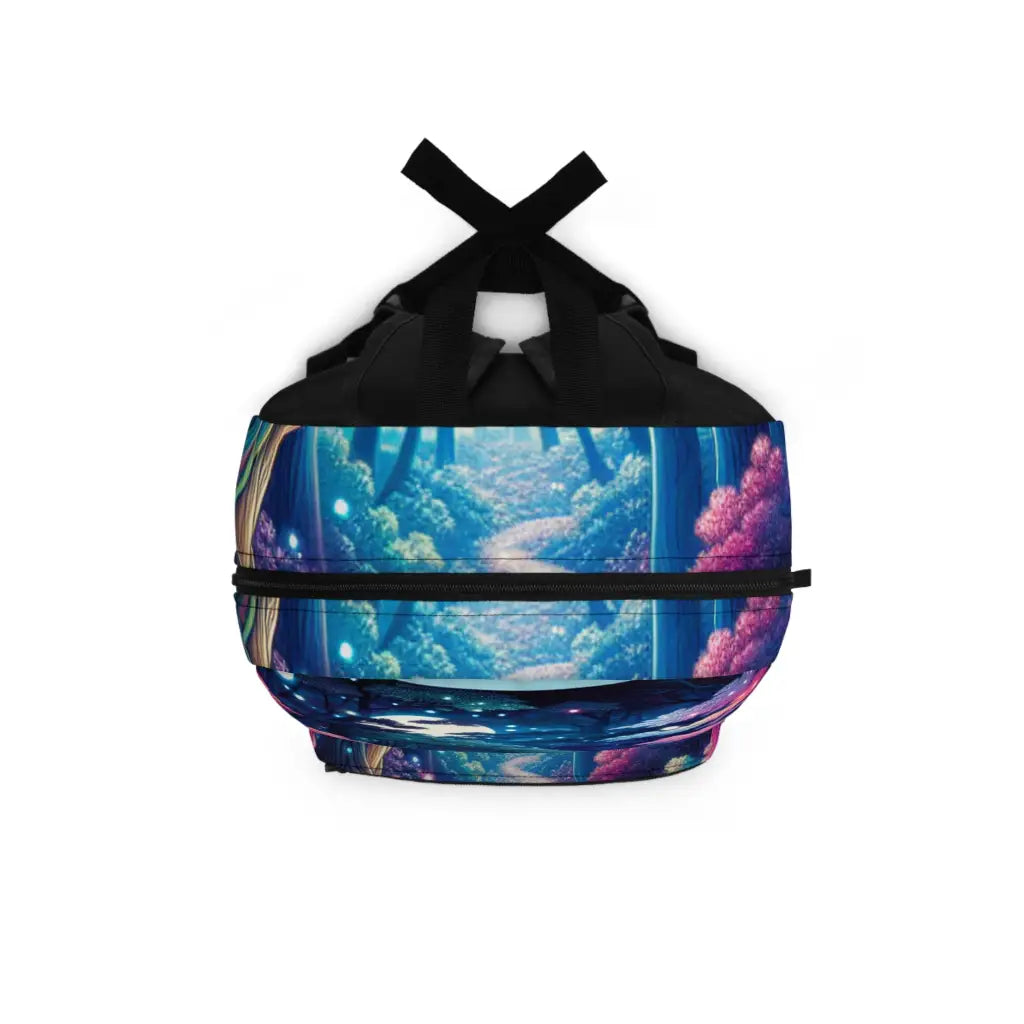 Enchanted River Through the Luminous Woods Backpack