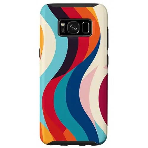 Energetic Vibrance: Dance of Bold Stripes Case (iPhone