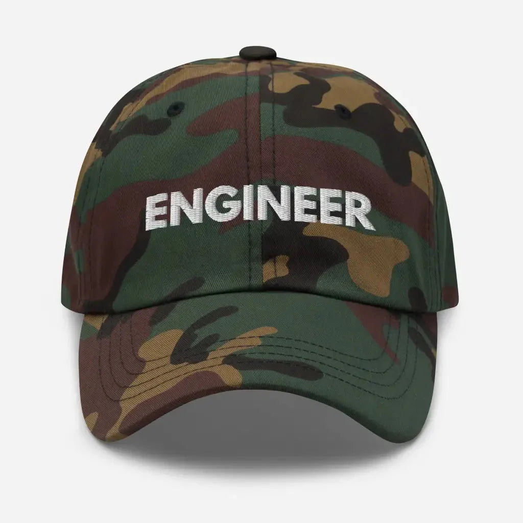 Engineer Dad hat - Green Camo - Hat