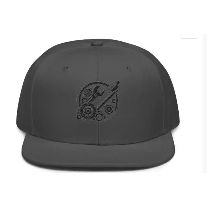 Engineer - Mechanic Snapback Hat - Charcoal gray