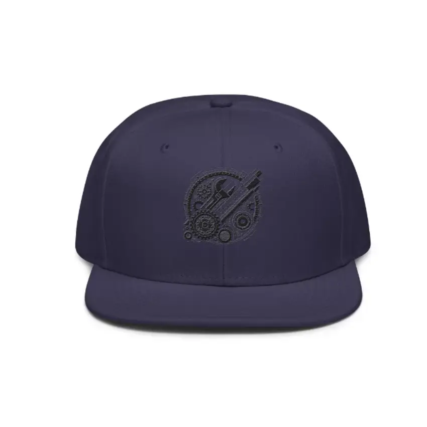 Engineer - Mechanic Snapback Hat - Navy blue