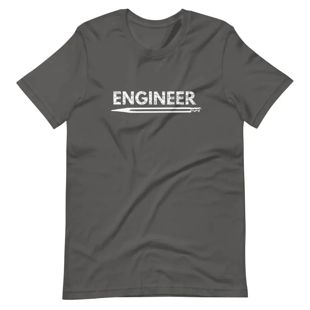 Engineer Short-sleeve unisex t-shirt - Asphalt / S - T-Shirt