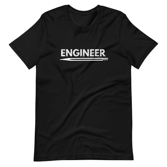Engineer Short-sleeve unisex t-shirt - Black / S - T-Shirt
