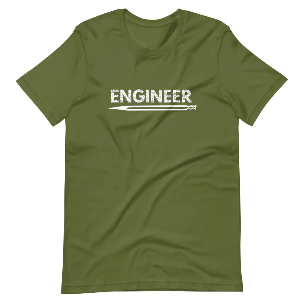 Engineer Short-sleeve unisex t-shirt - Olive / S - T-Shirt