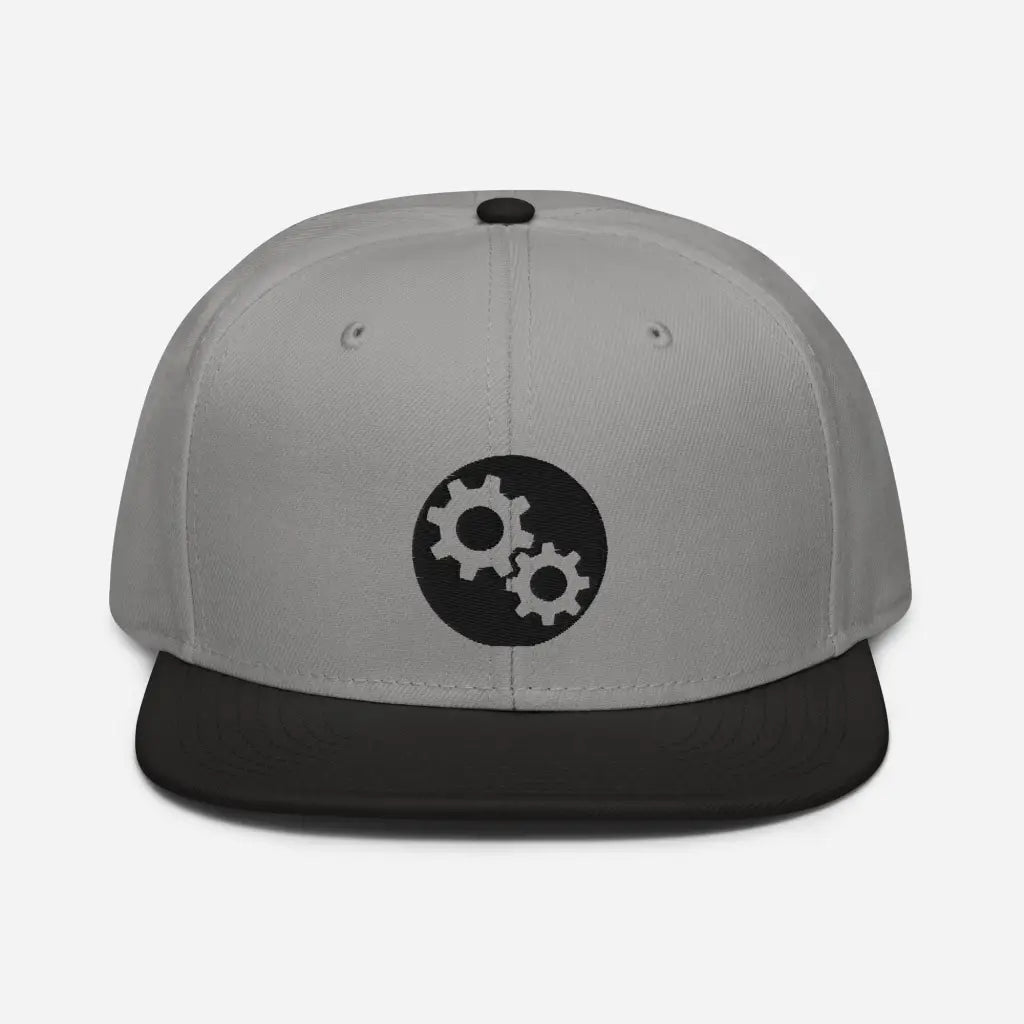 Engineer Snapback Hat - Black / Gray