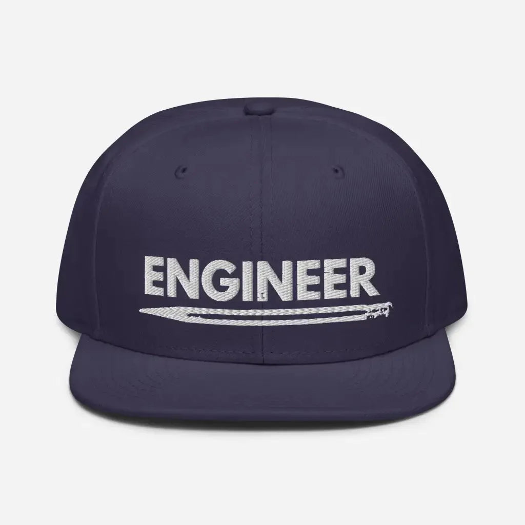 Engineer Snapback Hat - Navy blue