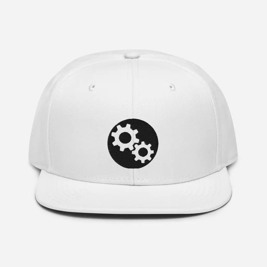 Engineer Snapback Hat - White