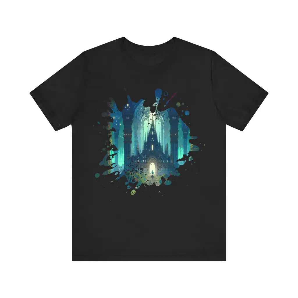 Enthroned Arbor Cathedral - Jersey Short Sleeve Tee - Black