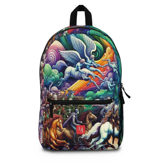 Epic Journey Through Colorful Skies Backpack One size Bags