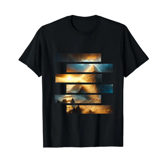 Eternal Monuments: Sunset on Ancient Egyptian Pyramid T