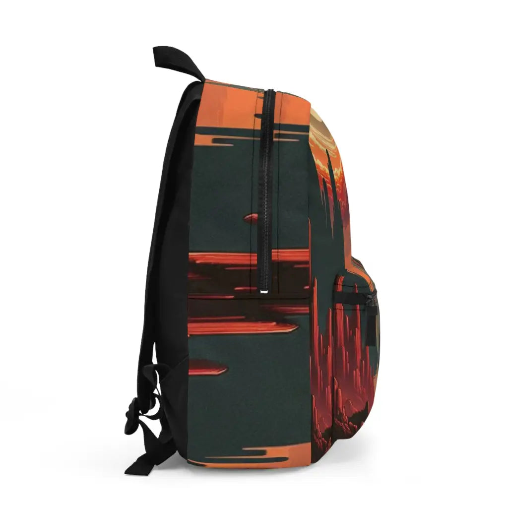 Ethereal Peaks Under a Luminous Sky Backpack One size Bags