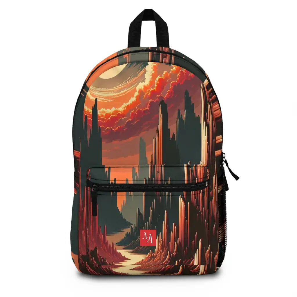 Ethereal Peaks Under a Luminous Sky Backpack One size Bags