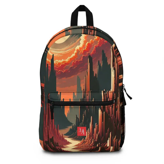 Ethereal Peaks Under a Luminous Sky Backpack One size Bags