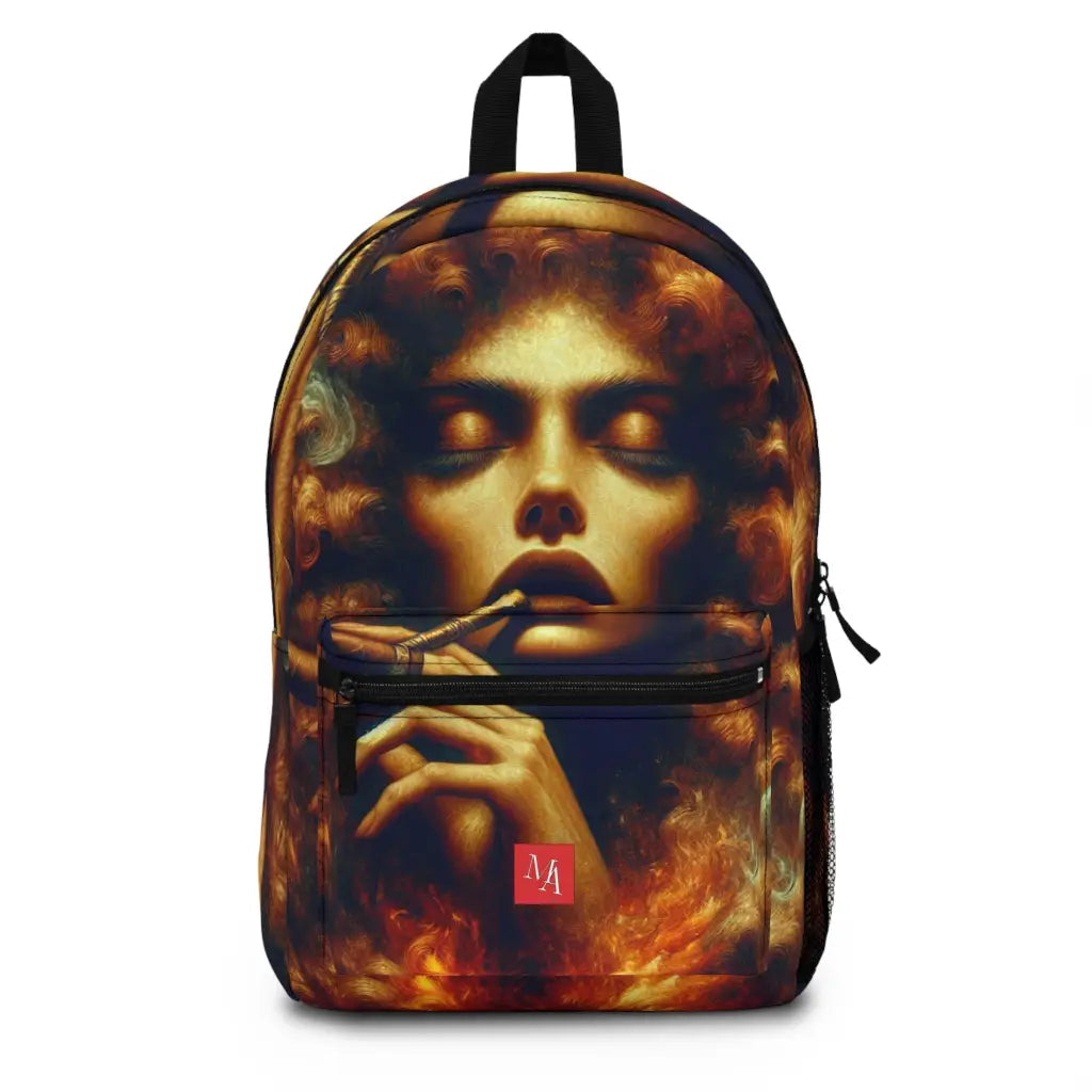 Ethereal Smoke Portrait Backpack One size Bags