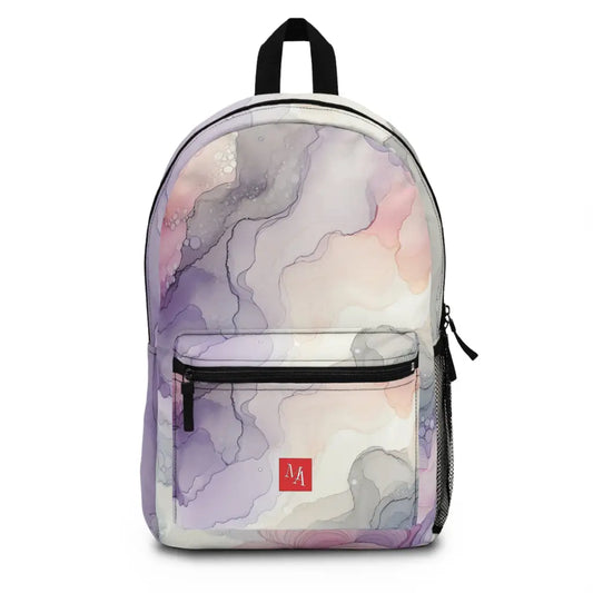 Ethereal Watercolor Waves Backpack One size Bags