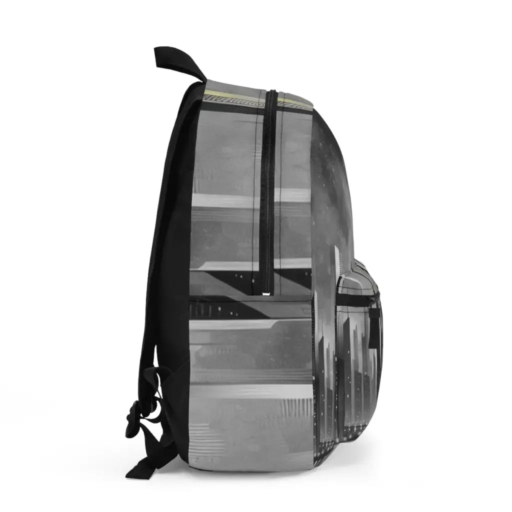Evening Cityscape with Celestial Glow Backpack One size Bags