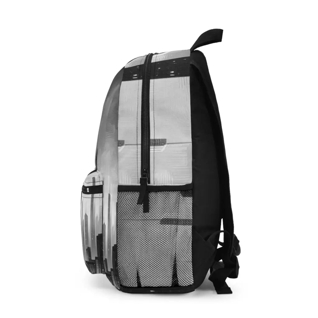 Evening Cityscape with Celestial Glow Backpack One size Bags