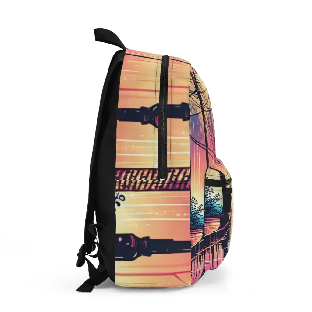Evening Glow in the City Streets Backpack One size Bags