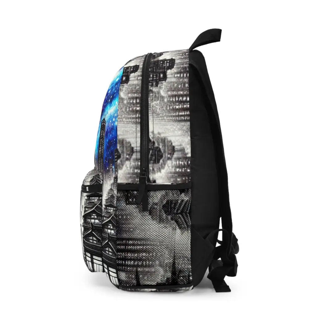 Evening Nebula Over the Cityscape Backpack One size Bags
